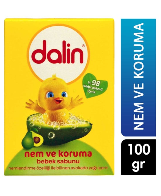 Dalin Bebek Sabunu Paket Avokado Nem ve Koruma 100 Gr