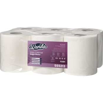 İçten Çekmeli Kağıt Havlu 3 Kg 6'lı Paket - 50m