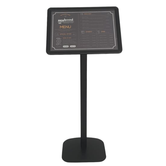 Dekoratif Menü Panosu A3 Siyah