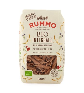 Rummo Bio İntegrale Kepekli Penne Rigate 500 Gr