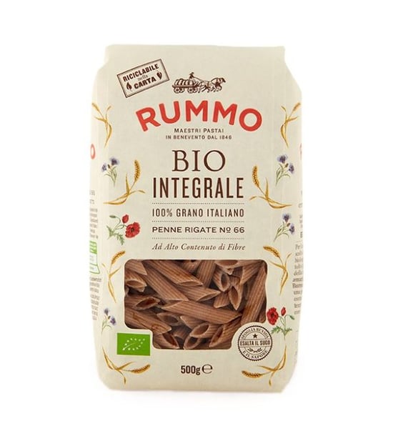 Rummo Bio İntegrale Kepekli Penne Rigate 500 Gr