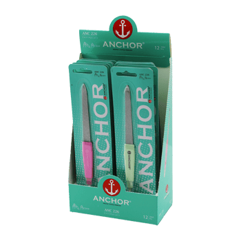 Anchor Anc-226 ( 2in1 ) Tırnak Törpü Bakım Seti ( Törpü & Tırnak Eti Sıyırıcı - Deri Temizleme Uçlu )