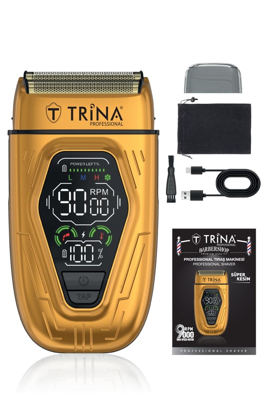 Trina Profesyonel Tıraş Makinesi Sarı Trnsklks0014yl