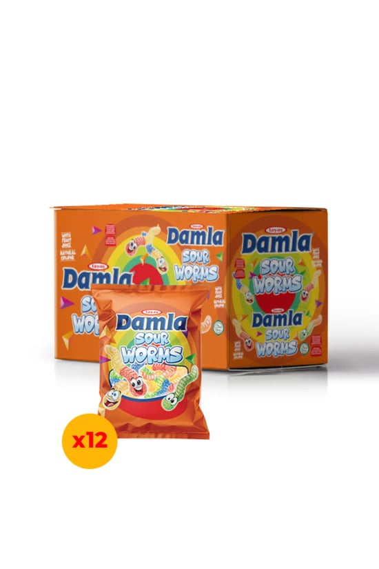 Tayaş Damla Gummy Jell 80 Gr Ekşili Solucan
