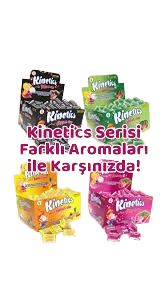 Kinetics Tekli Sakız Tattolu Mix Şekerli Sakız 100 Adet 3.5 Gr