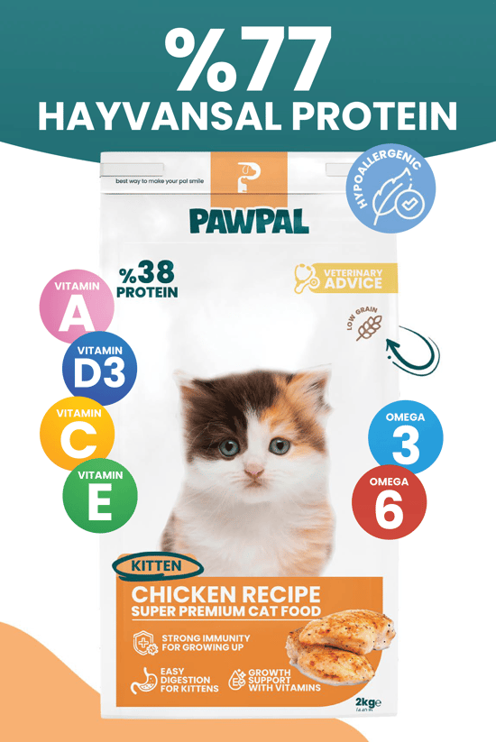 Tavuklu Süper Premium Yavru Kedi Maması 2kg