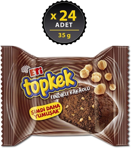 Eti Topkek Fındıklı Kakaolu Kek 35 Gr