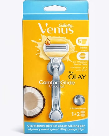 Gillette Venus Comfortglide Olay Kadın Tıraş Makinesi 2 Yedekli