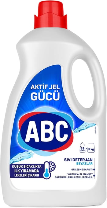 Abc Sıvı Deterjan 2.145 Lt Dağ Ferahlığı 33 Yıkama
