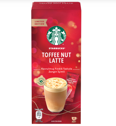 STARBUCKS TOFFEE NUT LATTE  4*20 23 GR