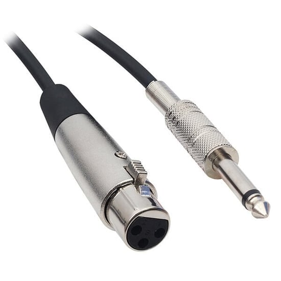 G-526f Hazır 5 Metre Mikrofon Ara Kablosu (6.3mm Gitar Erkek - Canon Xlr Dişi)