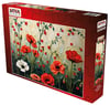 Nova Puzzle 1000 Parça Gelincik Şöleni Puzzle - Kırmızı ve Beyaz Gelincikler