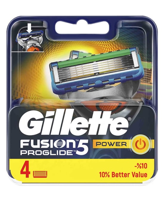 Gillette Fusion5 Proglide Power Tıraş Bıçağı 4'lü Yedek