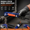 Hcs Proline Cr-v ( 1" Parmak ) Maşalı Çelik Boru Anahtarı ( Silikon Kaplı Ergonomik Sap & 90°c Burun )