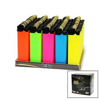 İnura Global Koko 401 Premium Renkli Taşlı Cep Çakmak 50x20