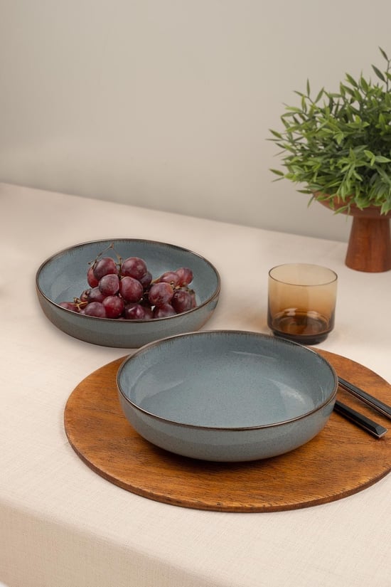 Kütahya Porselen Moderna 2 li 20 Cm Kase Mavi