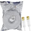 Rg6 F Konnektörlü Hazır Kablo 40mt Rc-24-40