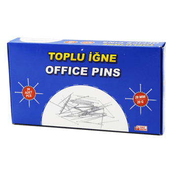 Office Pins Alc At-001 ( Toplu ) İğne ( Ofis & Terzi & Takı İğnesi ) ( 28mm )