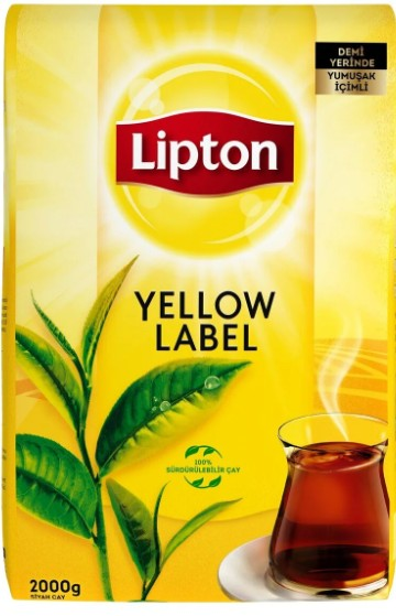 Lipton Dökme Çay Yellow Label 2000g 803557