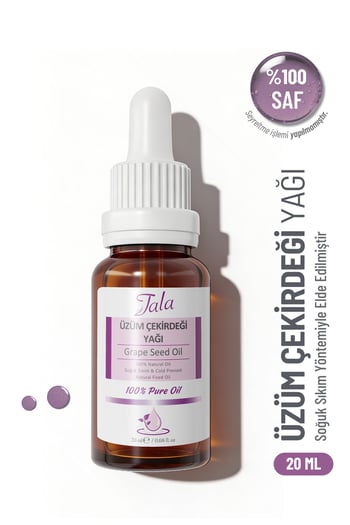 Tala Üzüm Çekirdeği Yağı Soğuk Sıkım 20 Ml