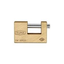 Yuma Ym-3080r ( Geniş & Sarı ) Kayar Milli Pimli Kilit 80mm