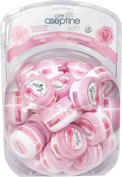 Cire Aseptine Soft Krem Gül Kavanoz 30Ml