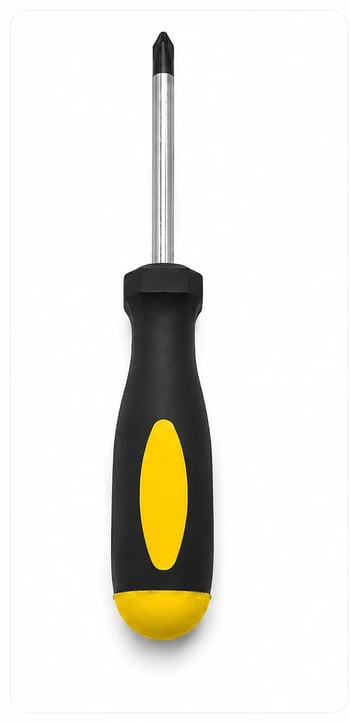 Yıldız Tornavida 190mm | Ergonomik Kaymaz Saplı