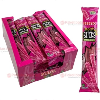 Bebeto Sour Stıcks Watermelon Yumuşak Şeker 30gr