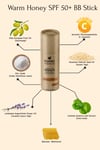 Kuatra Warm Honey Natural-mineral Stick Concealer & Bb | Spf 50+ Pa++++ | Çok Amaçlı Nemlendirici