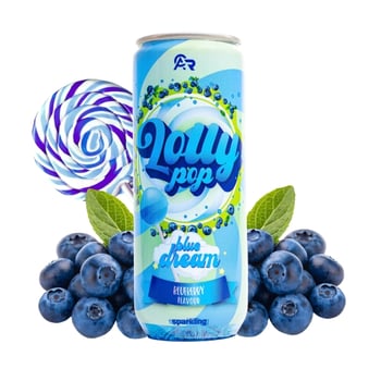 Lolly Pop Blue Dream Blueberry Flavor Sparkling 330 Ml