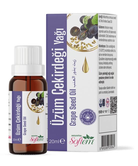 Softem ÜZÜM ÇEKİRDEĞİ YAĞI 20ML