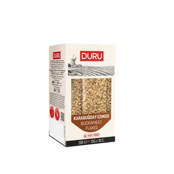 Duru Karabuğday Ezmesi ( Buckwheat Flakes ) Aç - Kat 20 G X 10 Adet