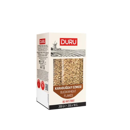 Duru Karabuğday Ezmesi ( Buckwheat Flakes ) Aç - Kat 20 G X 10 Adet
