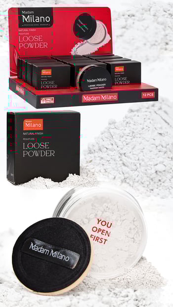 Loose Powder Makyaj Sabitleyici Matlaştırıcı Toz Pudra - 01 Transparan