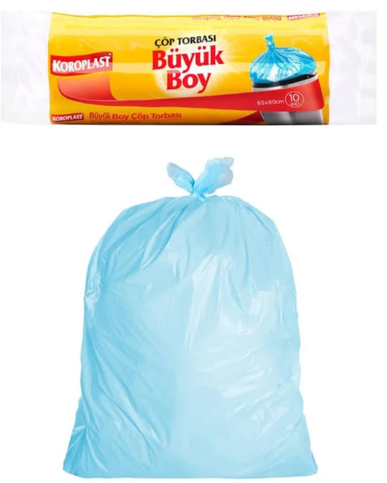 Koroplast Çöp Torbası 10'lu Büyük