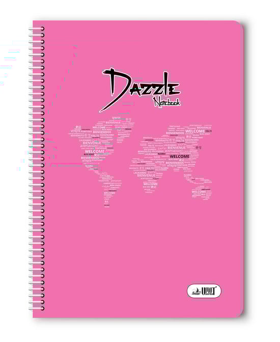 Umut Dazzle 72/4 A4  Pp Kapak 72 Yaprak Kareli Spiralli Defter 6'lı Paket