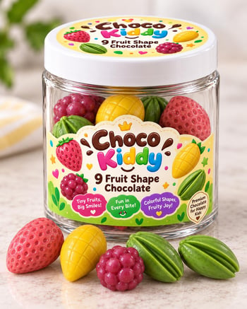 Choco Kıddy Fruıt Shapes Chocolate 113 Gr
