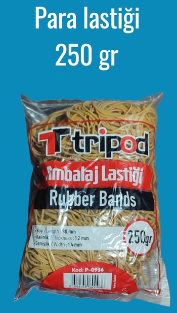 Hagiki Ambalaj Lastiği 250 Gram Para Lastik