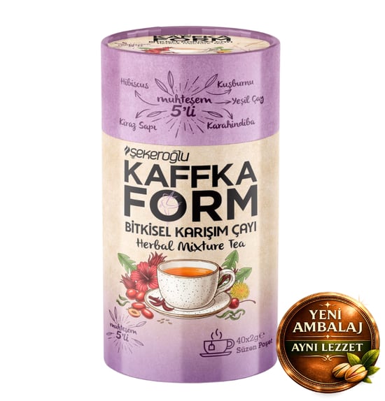 Kaffkaform Muhteşem Beşli Bitkisel Karışım Çayı 40’lı Süzen Poşet – Ödem Atıcı