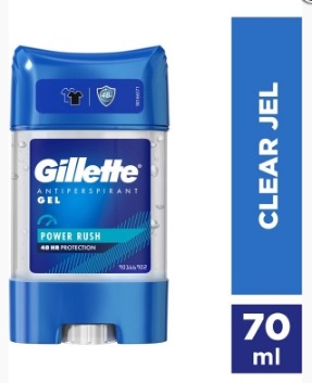 Gillette Power Rush Clear Gel Stick Deodorant 70 Ml