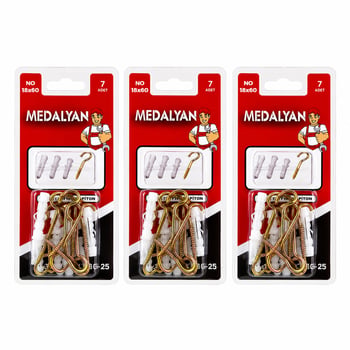 Medalyan Dl-25 ( 18x60 ) ( 7pcs ) Açık Piton Dübelli