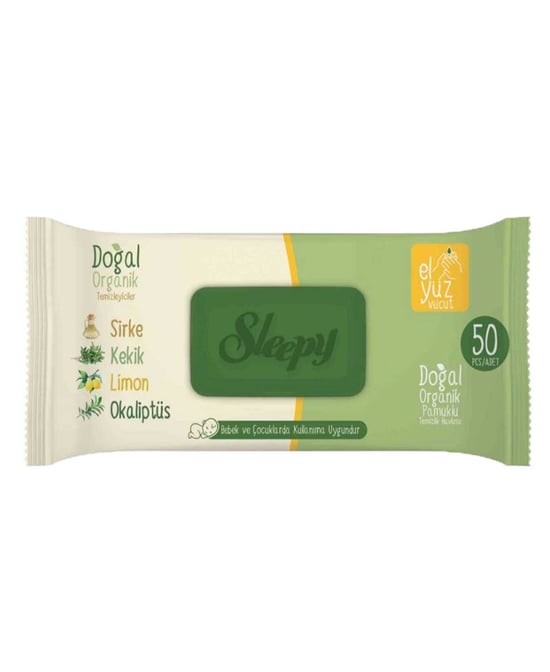 Sleepy Bebek Islak Havlu 50'li