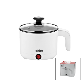 Sinbo Sco-5043 (elektrikli) (fonksiyonlu) Pişirici (çelik) Tencere (800ml) (400w) (buharda Pişirme Aparatı) (cam Kapak)