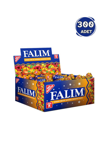 Falım Karışık Meyve Aromalı Sakız (100 X 1,4g- 3 Adet)