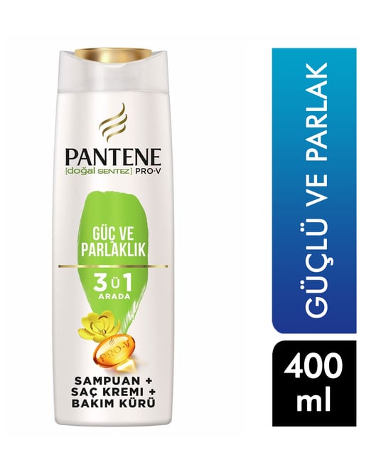 Pantene Şampuan 400 Ml 3 İn 1 Güç & Parlaklık