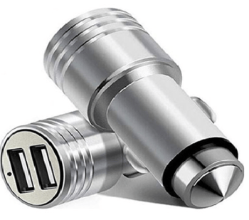 Powerway Metal X733 Micro Usb Kablolu Araç Çakmaklık Hızlı Şarj Adaptörü 3.1a Dual Usb