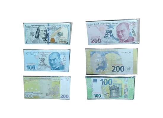 Hagiki Sahte Düğünçü Parası Karışık 30lu