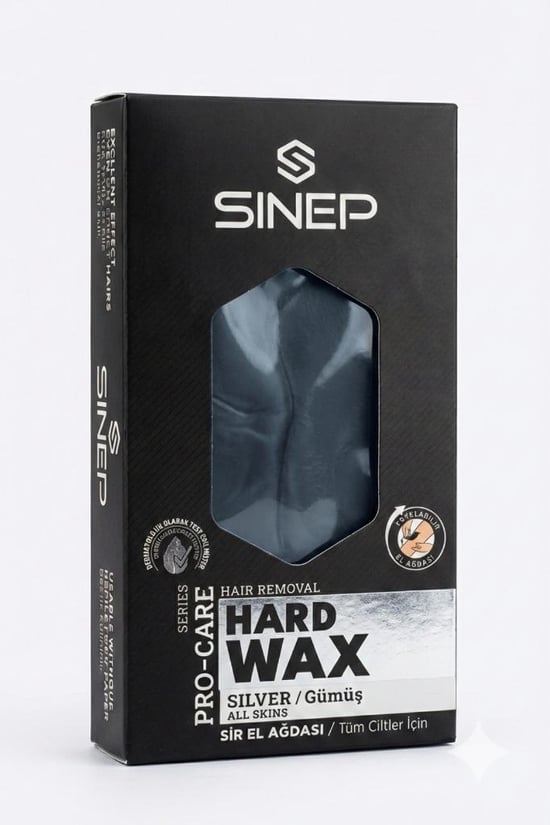 Sinep Pro-care Sir Kalıp Ağda Tüm Ciltler için 400 Gr Silver Gümüş