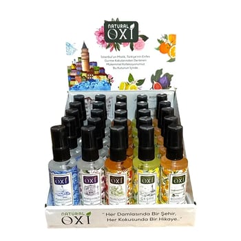 Oxi Natural Premium Kolonya 50ml. - Türkiye Kokuları Koleksiyonu (25 Li Stand)