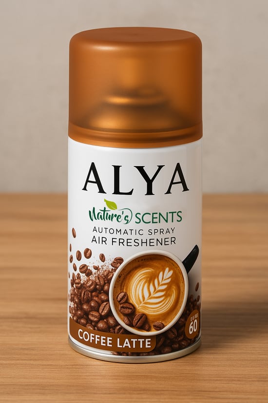 Nature's Scents Coffee Latte Oda Kokusu Yedek Makine Spreyi 250 Ml